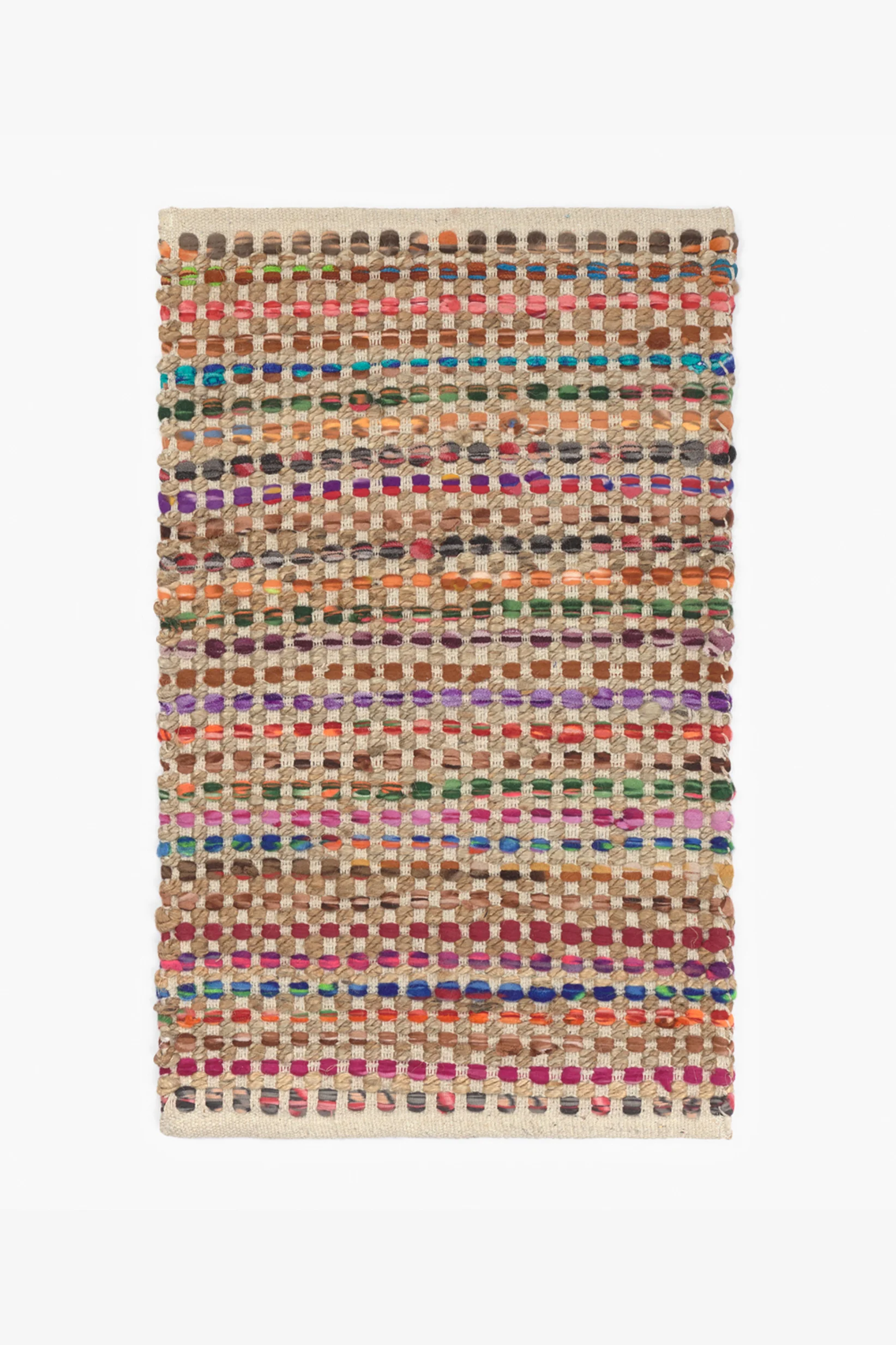 Alfombra de yute y tela multicolor Cando - Image 15