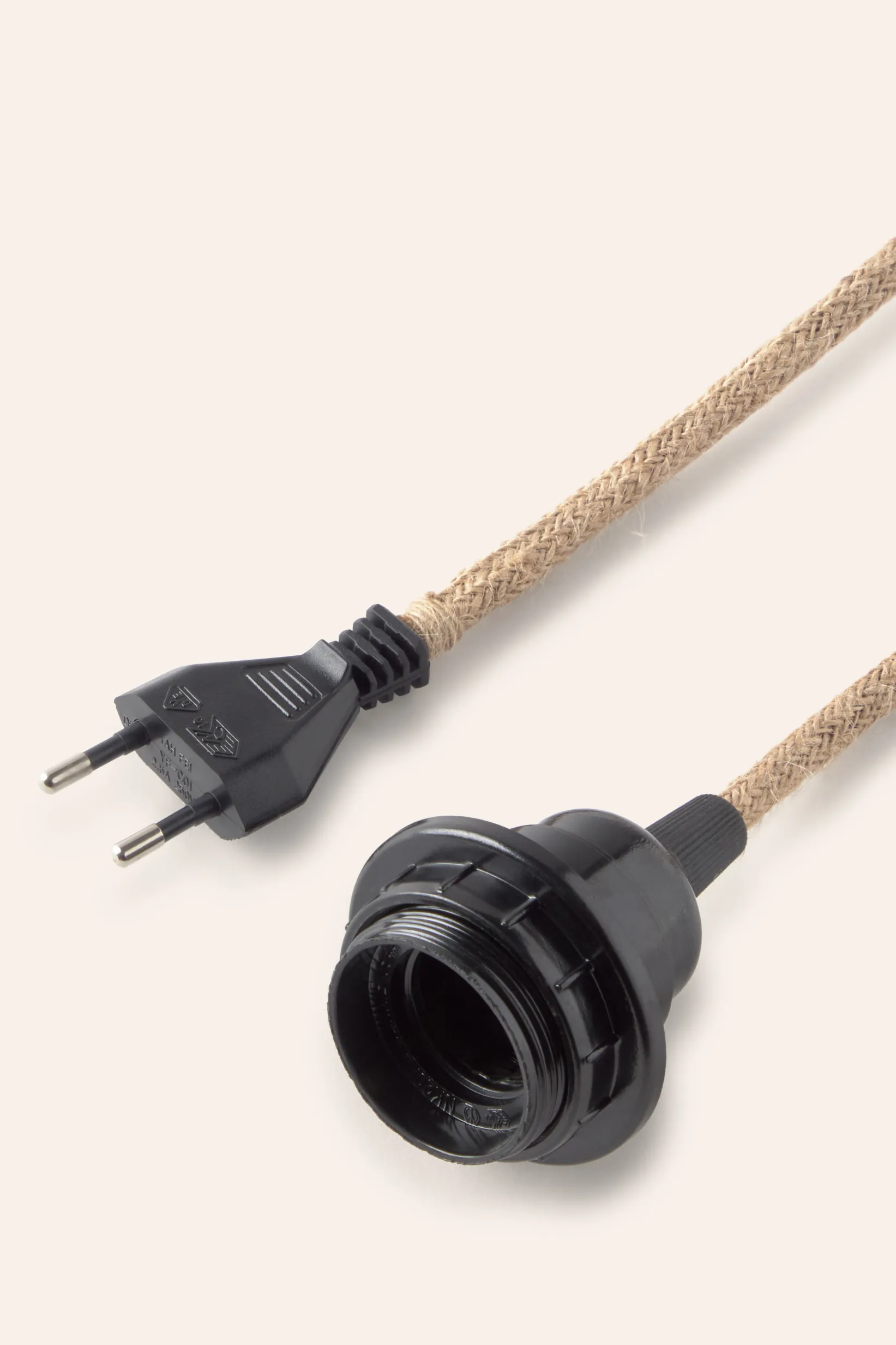 Cable de yute para lámpara con enchufe - Image 5