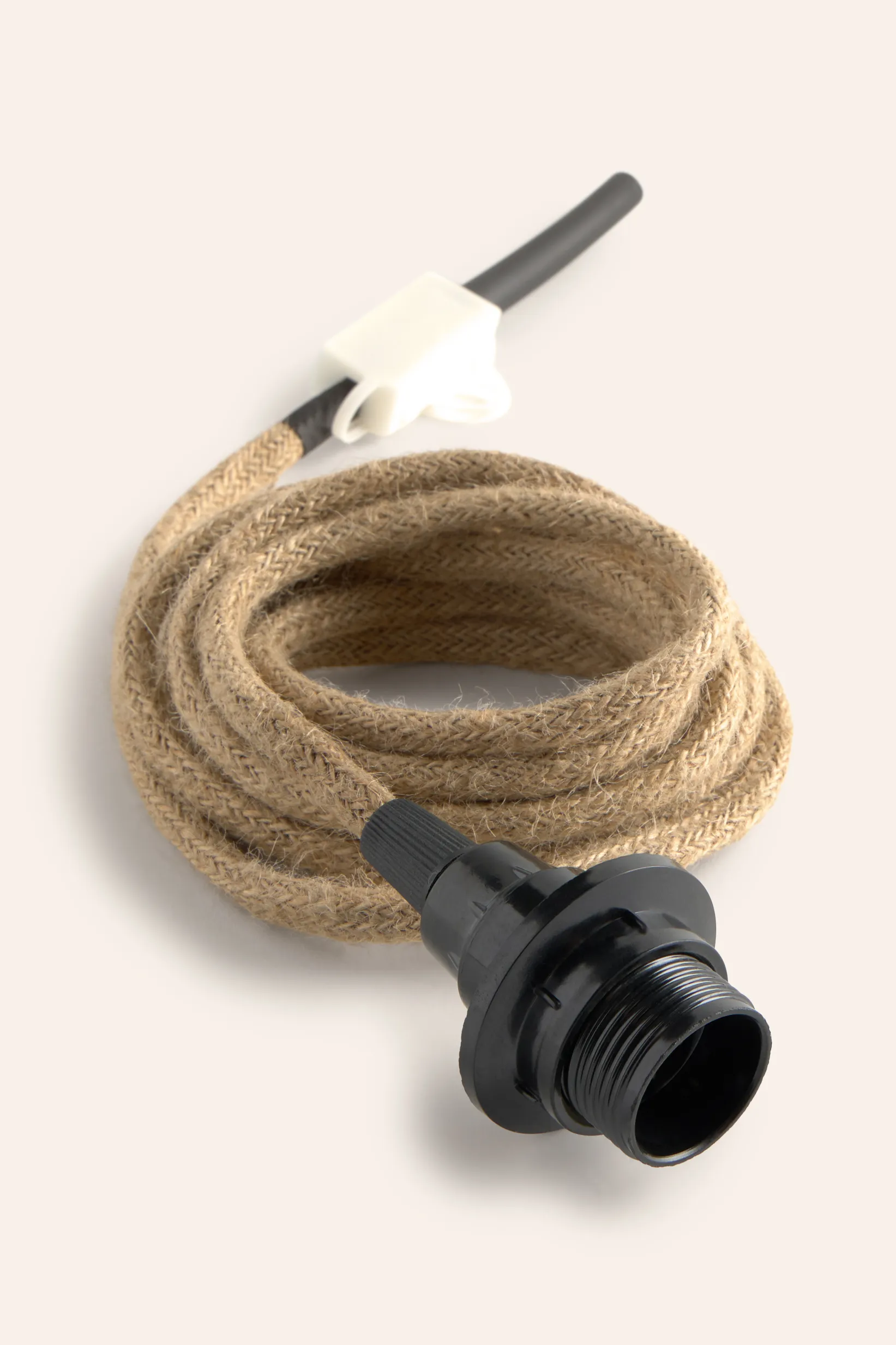Cable de yute para lámpara con instalación eléctrica - Image 3