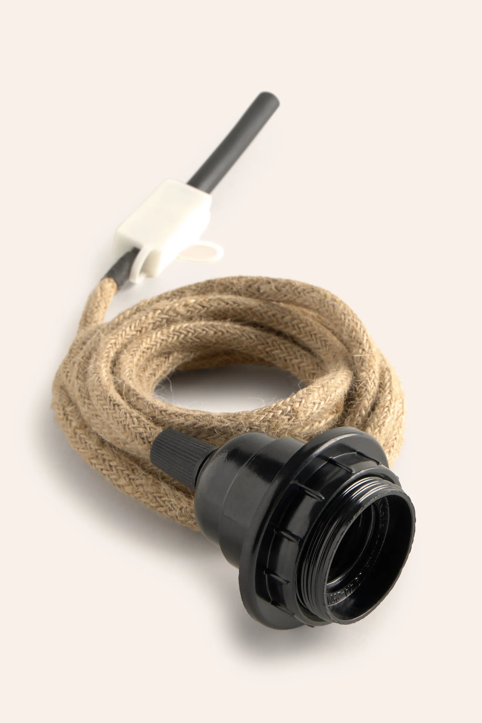Cable de yute para lámpara con instalación eléctrica - Image 5
