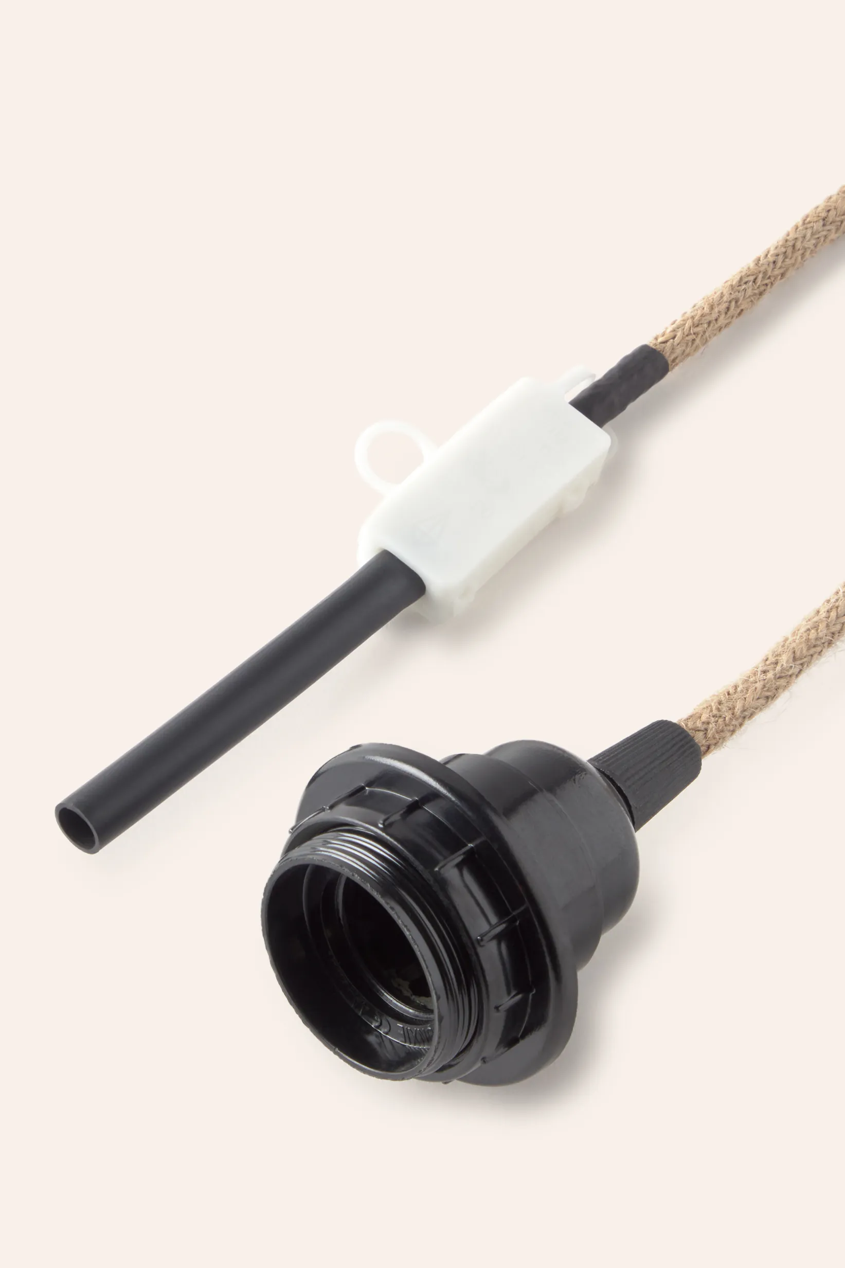 Cable de yute para lámpara con instalación eléctrica - Image 6