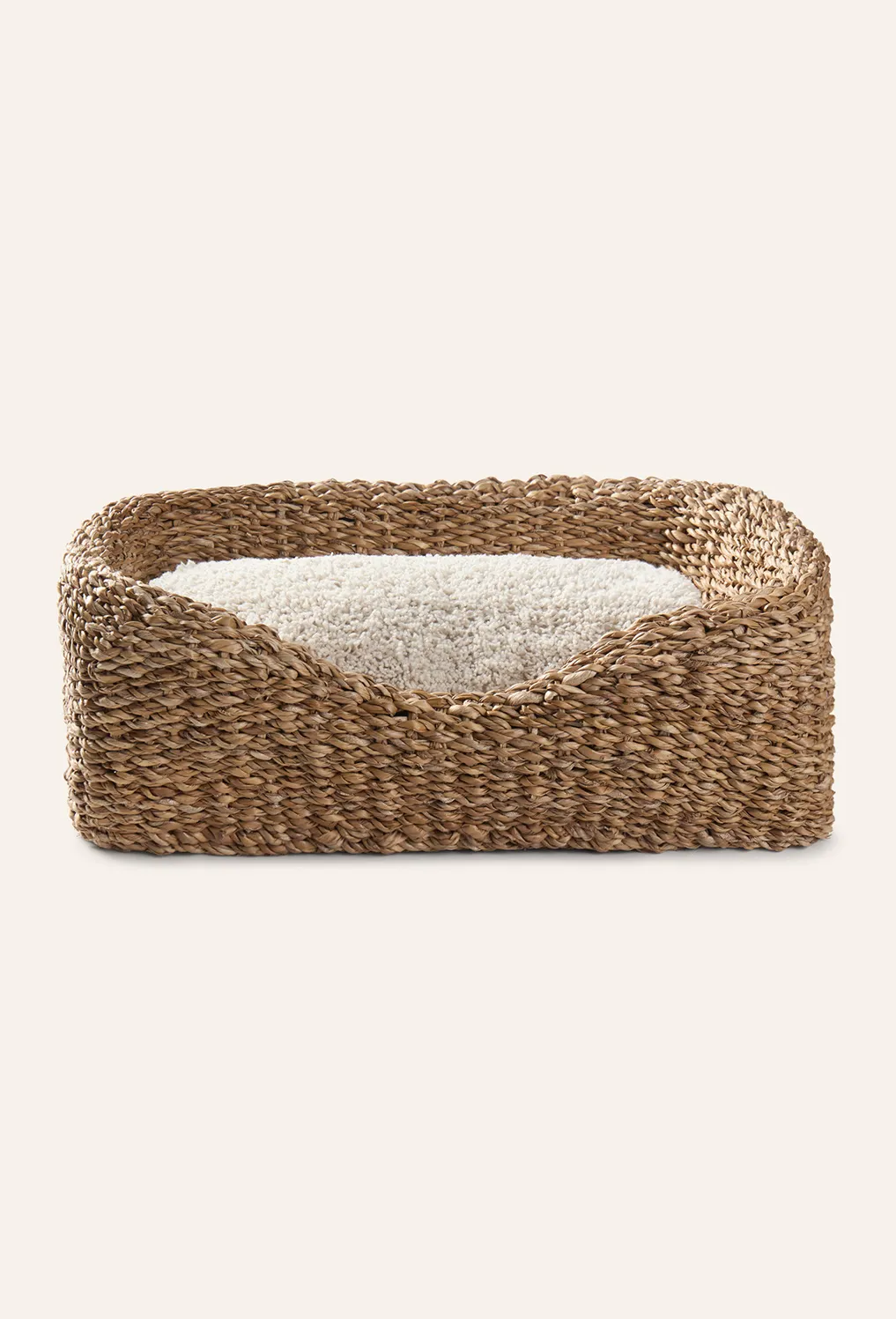 Cama para mascotas de junco de mar Braid con cojín - Image 5
