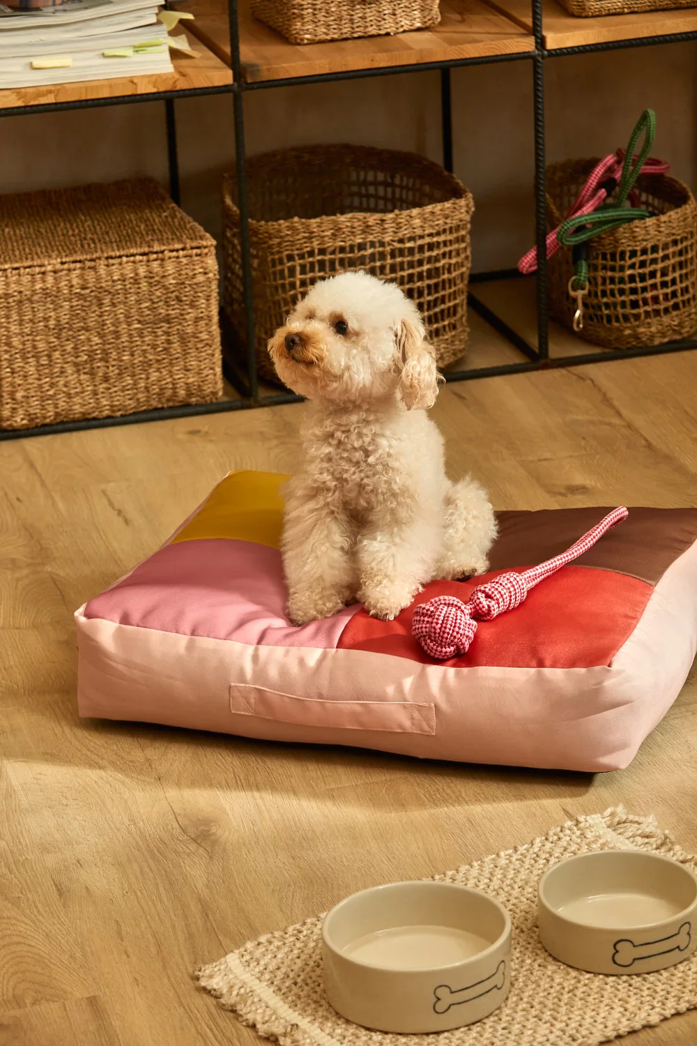 Cojín de suelo para mascotas rosa Buby - Image 6