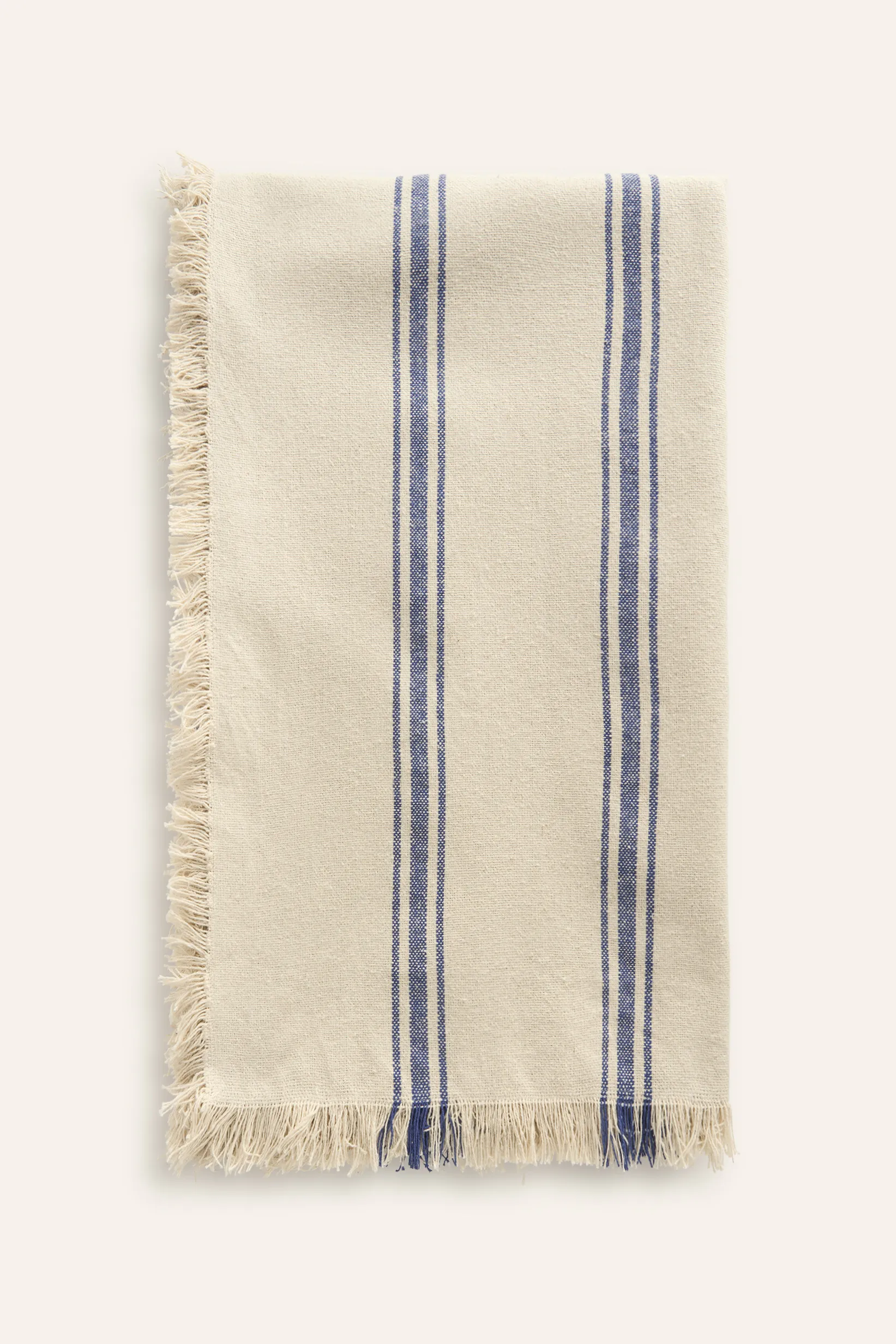 Colcha con raya tejida azul Bari - Image 6