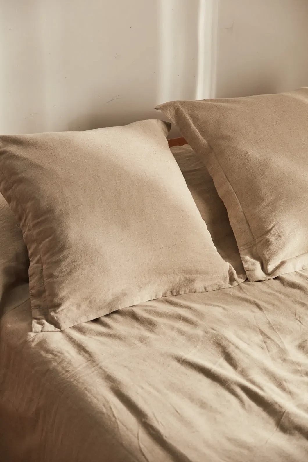Funda de cuadrante de cama de lino y algodón Leuka