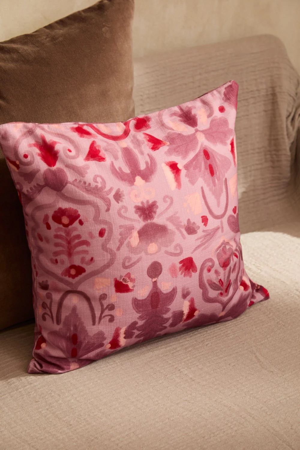 Funda de cojín cuadrada con estampado floral Pina - Image 7