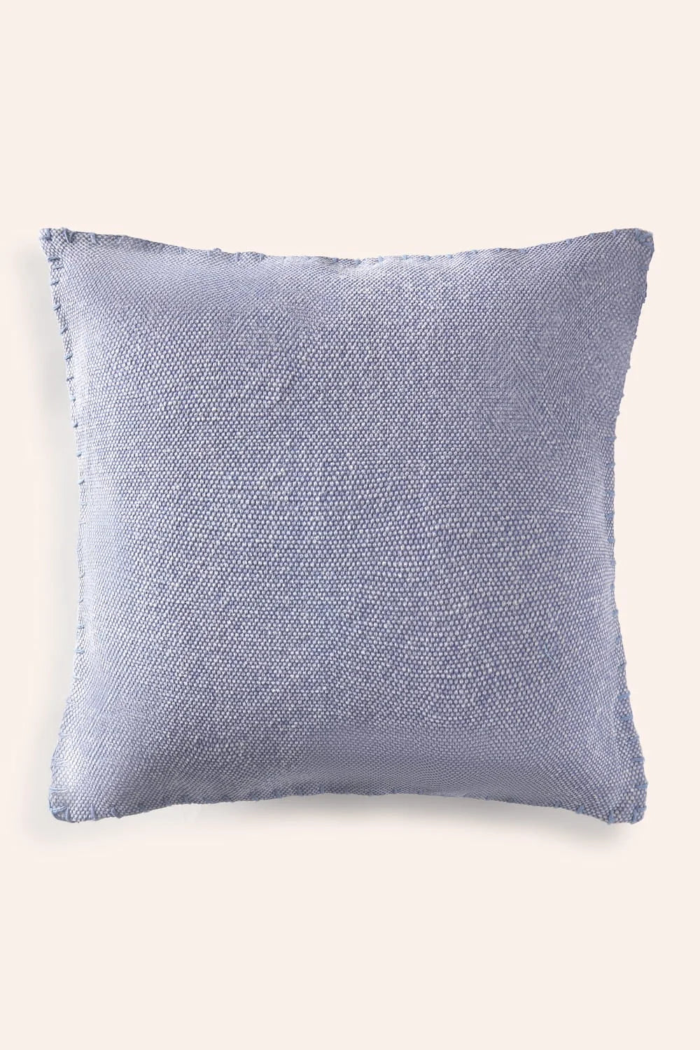 Funda de cojín de algodón dhurrie azul Asana - Image 13