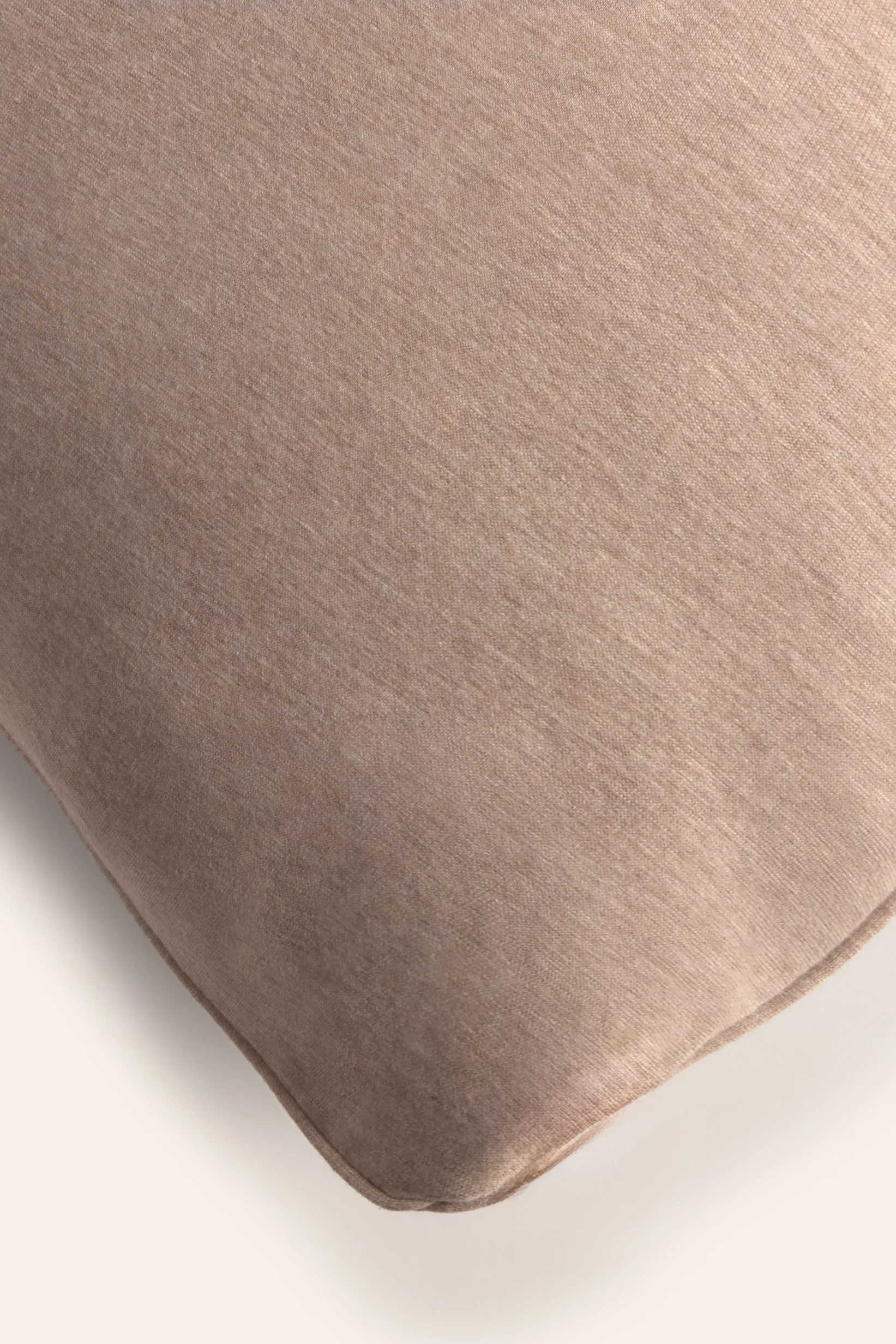 Funda de cojín de punto beige Jersey - Image 3
