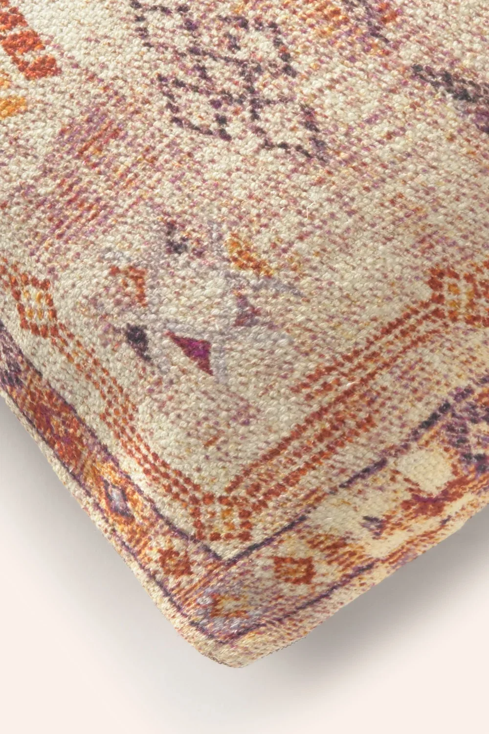 Funda de cojín grande de 80 cm estampada marrón Tanger - Image 6