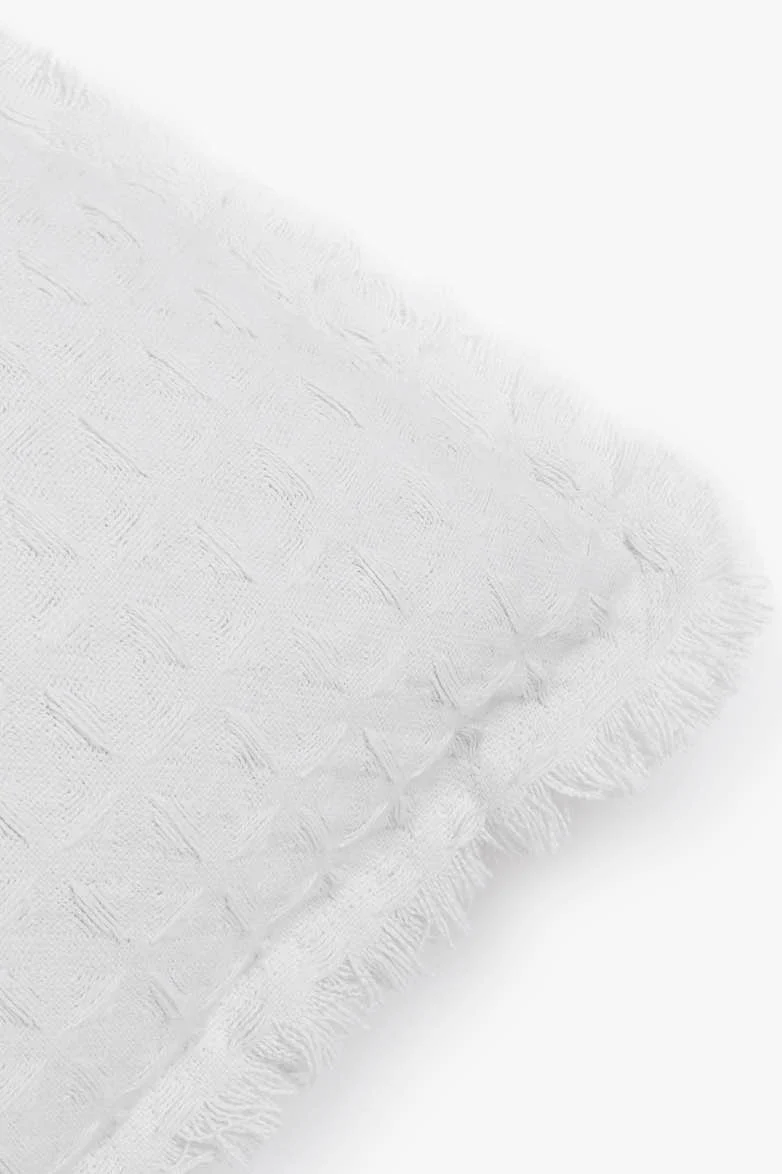 Funda de cojín nido de abeja blanco Panal - Image 9