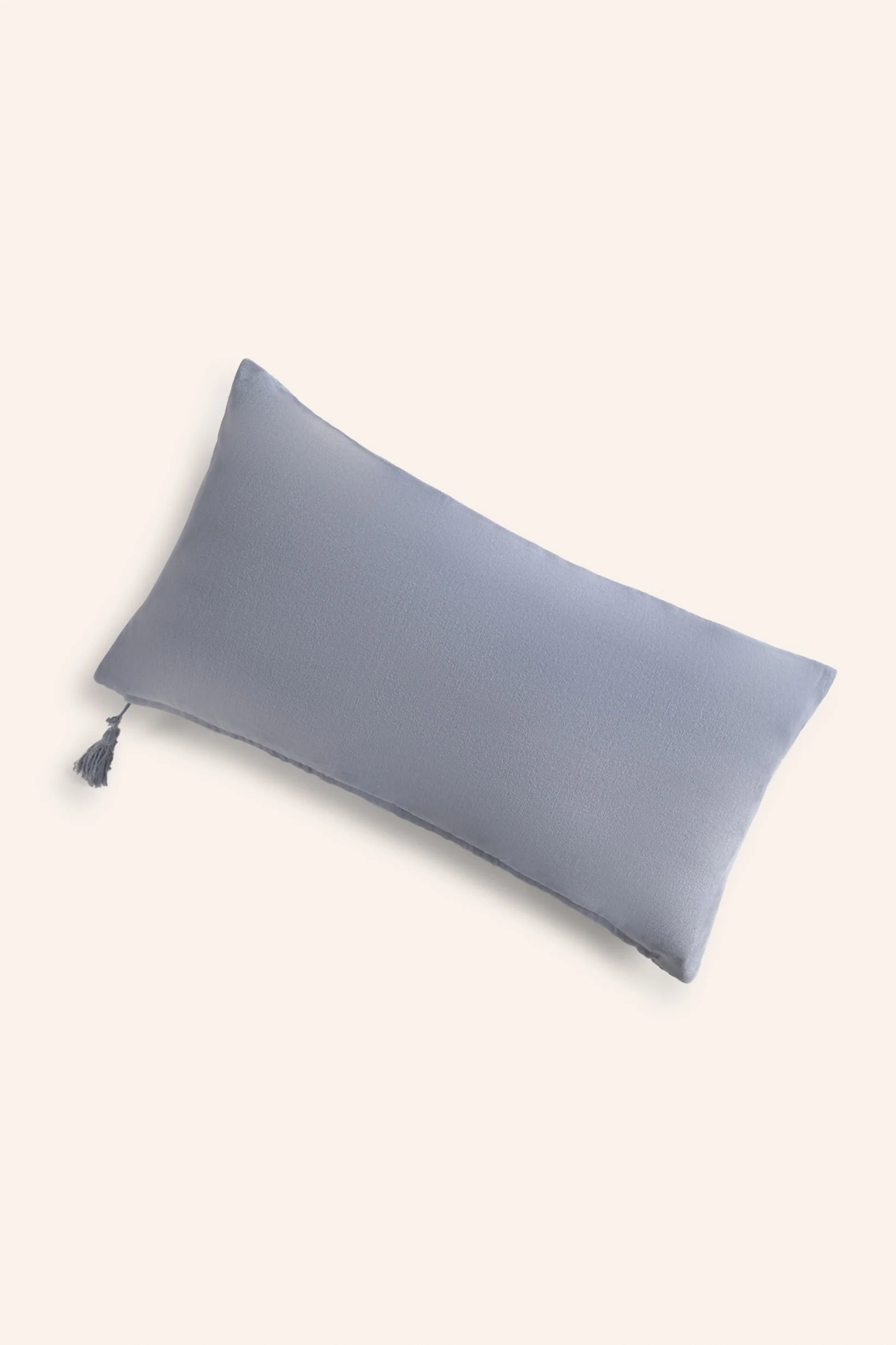 Funda de cojín rectangular de terciopelo azul Velour - Image 4
