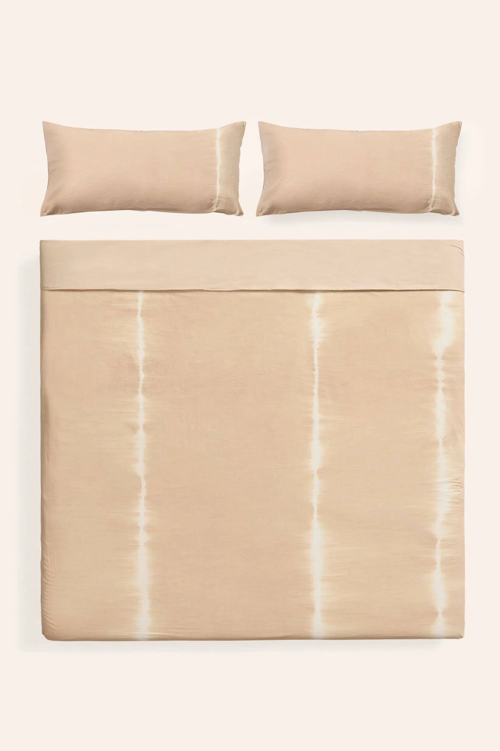 Funda nórdica + funda de almohada tie dye beige Mare - Image 8