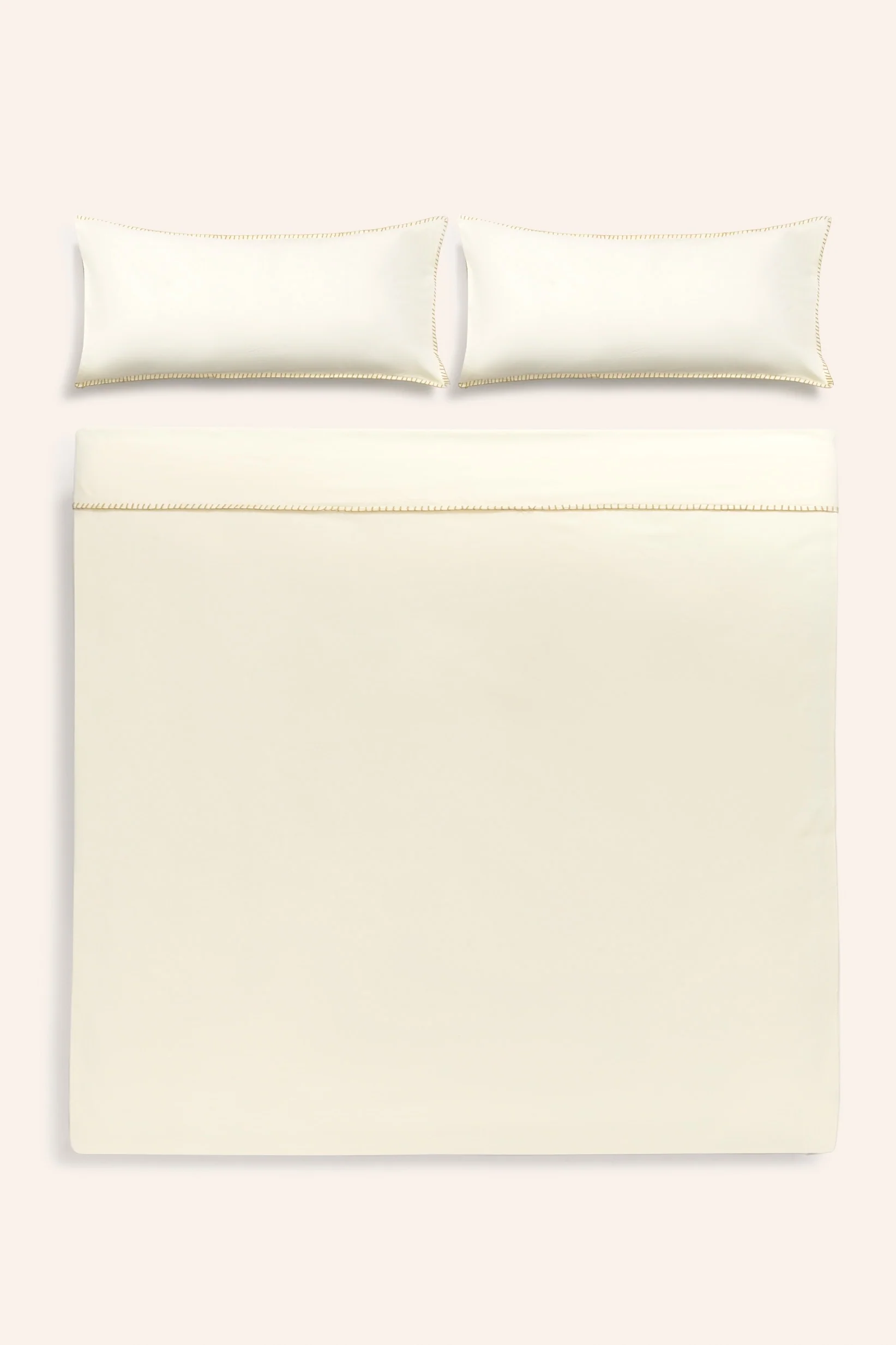 Funda nórdica + juego de almohada con pespunte mostaza Berna - Image 6