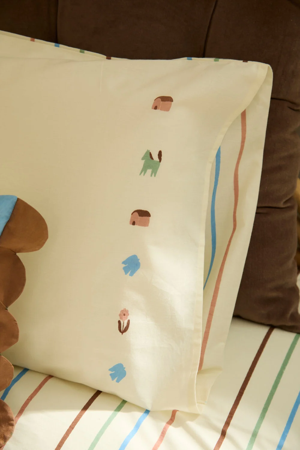 Funda nórdica + juego de almohada con print multicolor Camp - Image 6