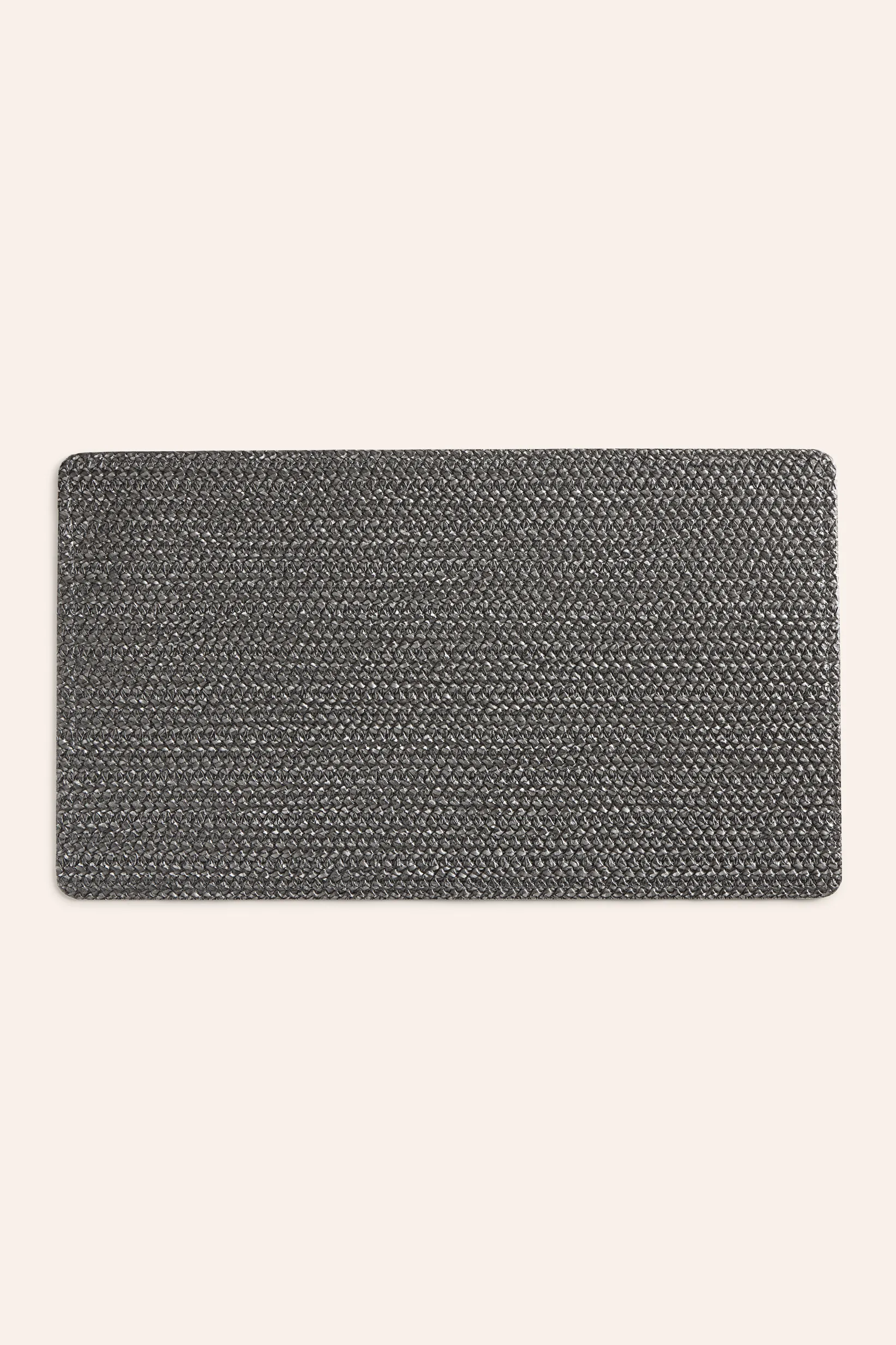 Mantel individual antimanchas con textura negra Pla - Image 3