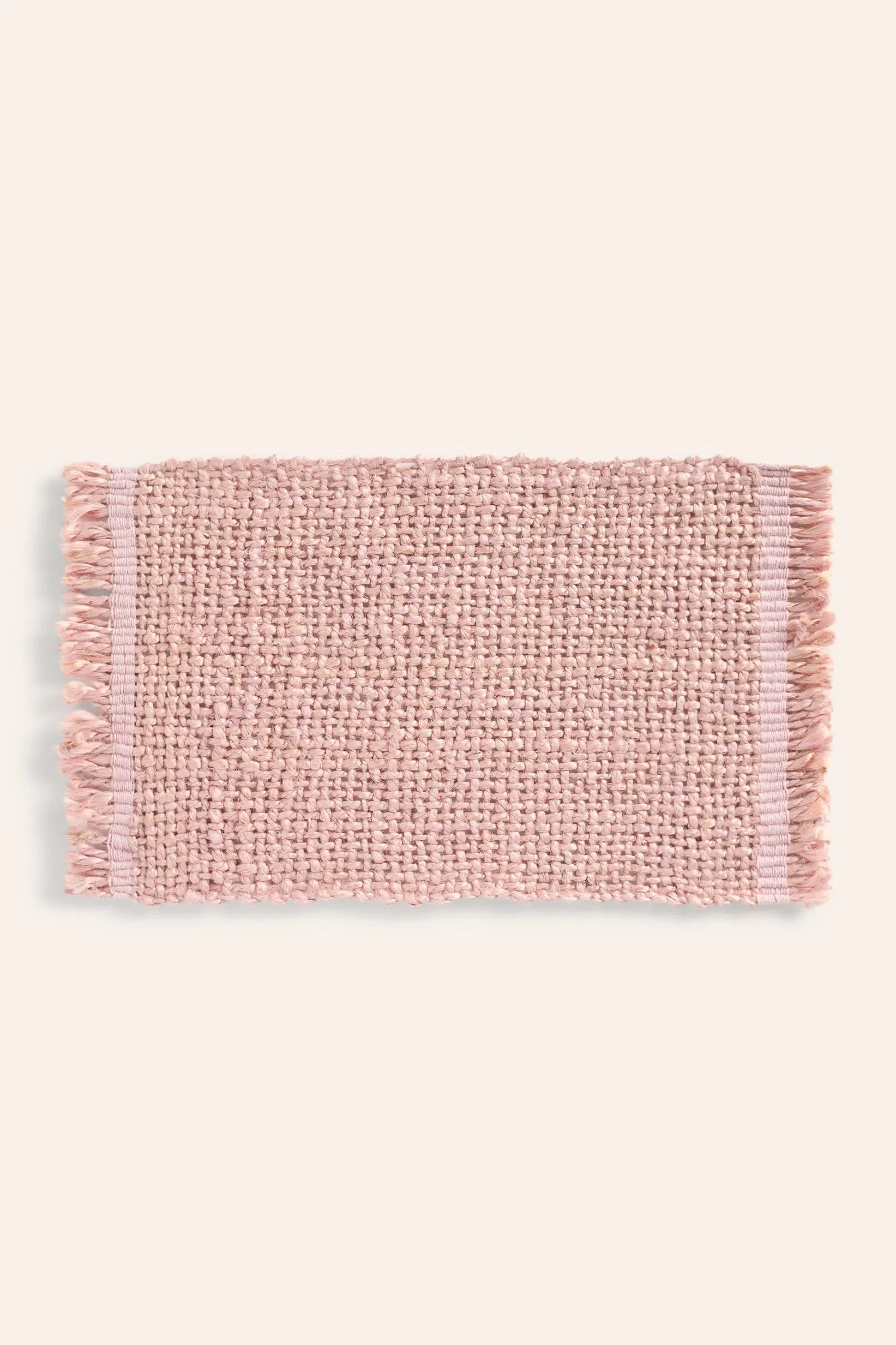 Mantel individual de yute trenzado rosa Arena - Image 5