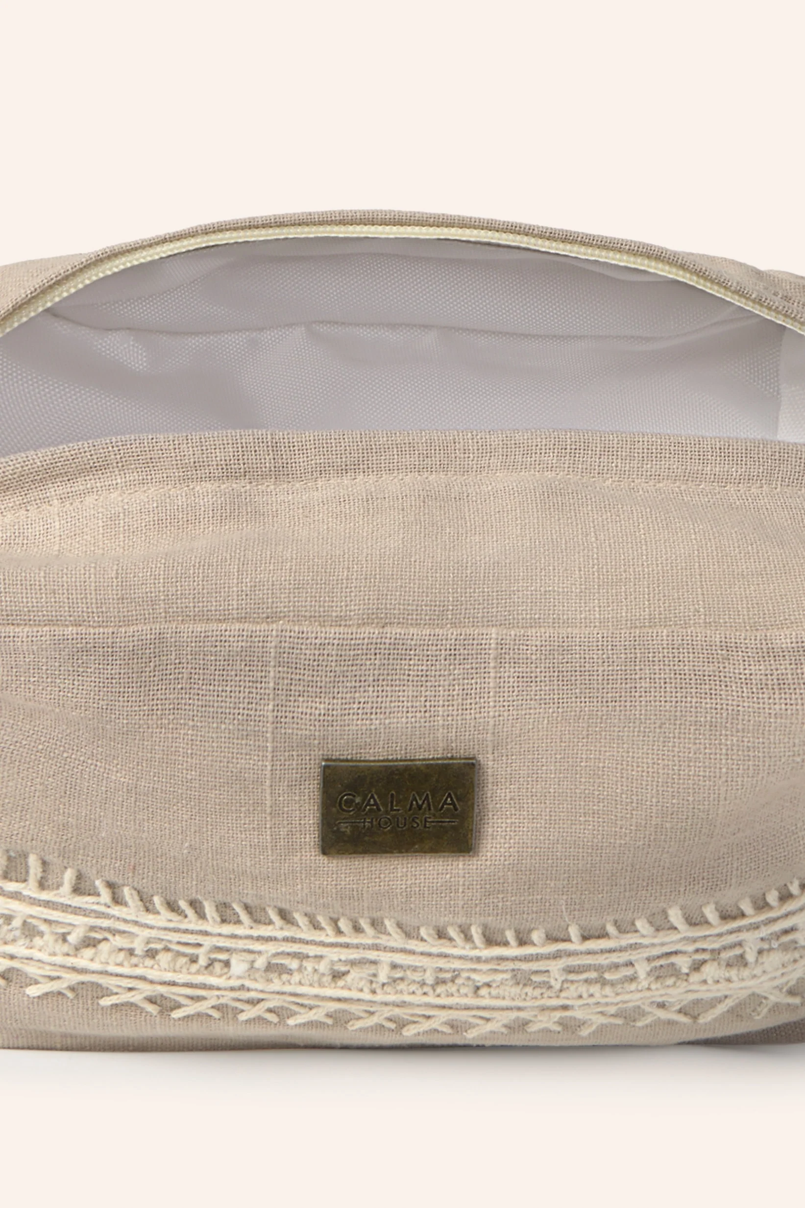 Neceser de algodón bordado Traste - Image 4