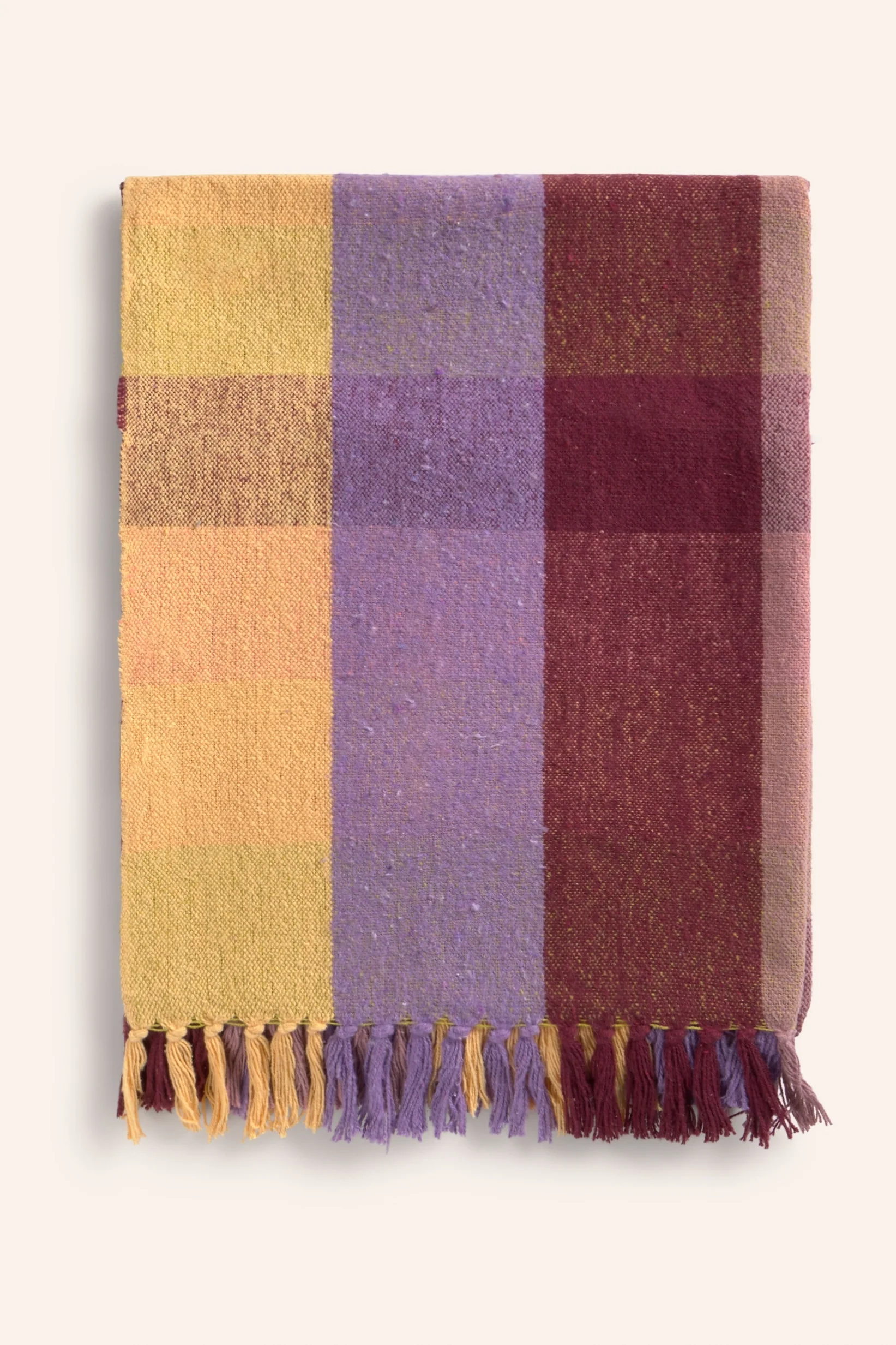 Plaid de algodón con flecos Croma - Image 5