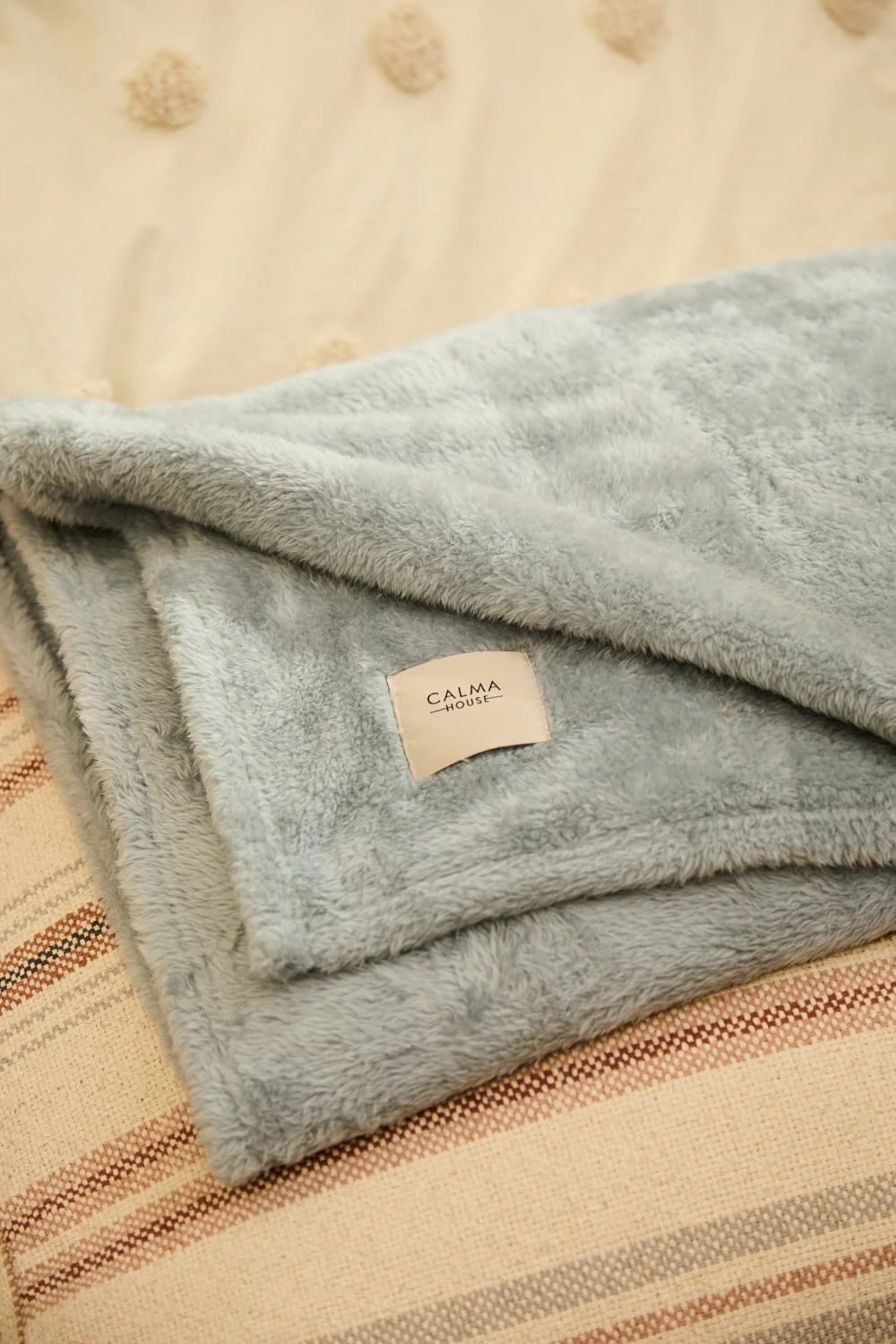 Plaid de pelito suave en azul Pooh
