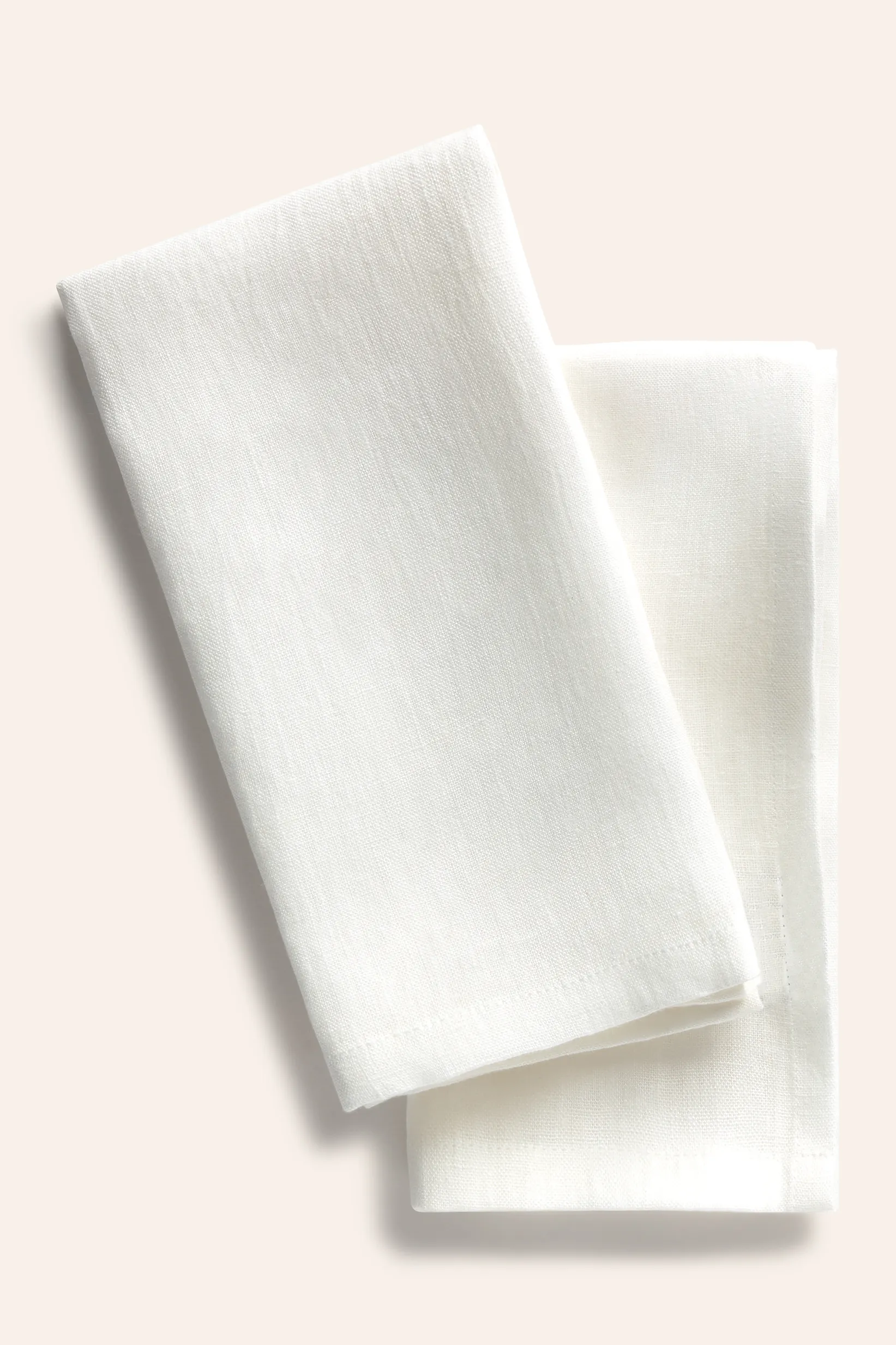 Set de 2 servilletas de puro lino crudo Lino - Image 6
