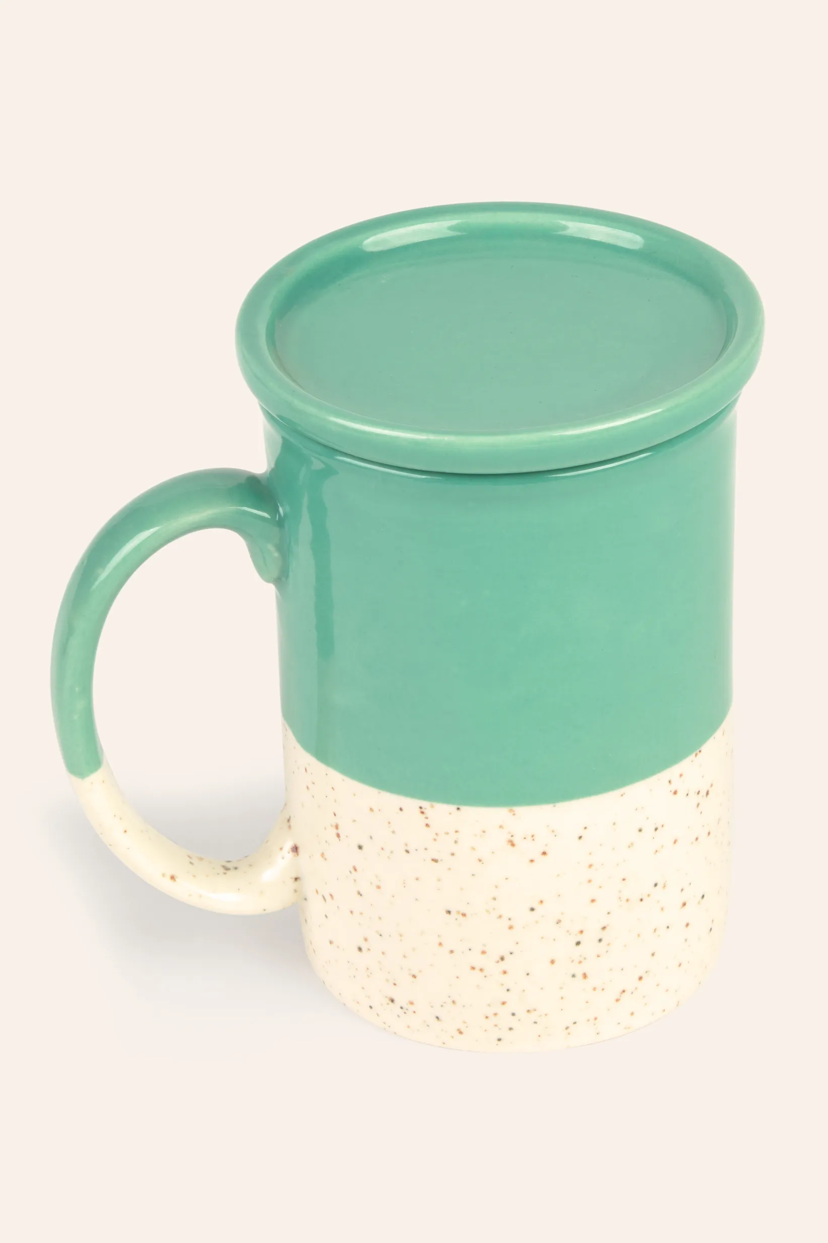 Taza de cerámica con tapa Chai - Image 4
