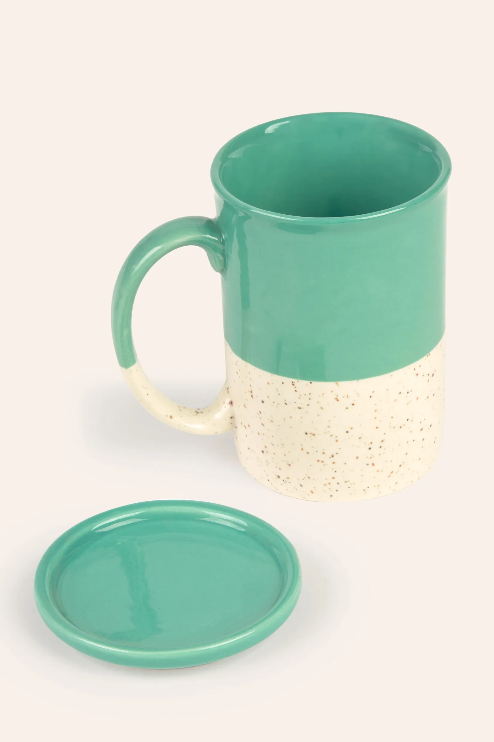 Taza de cerámica con tapa Chai - Image 5