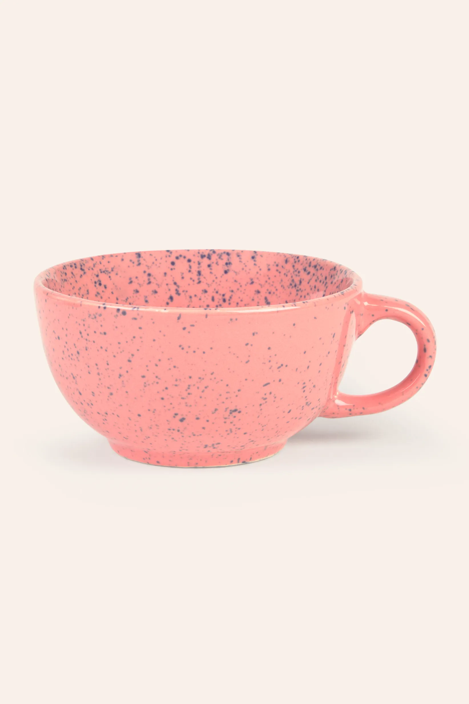 Taza de cerámica rosa Chip - Image 6