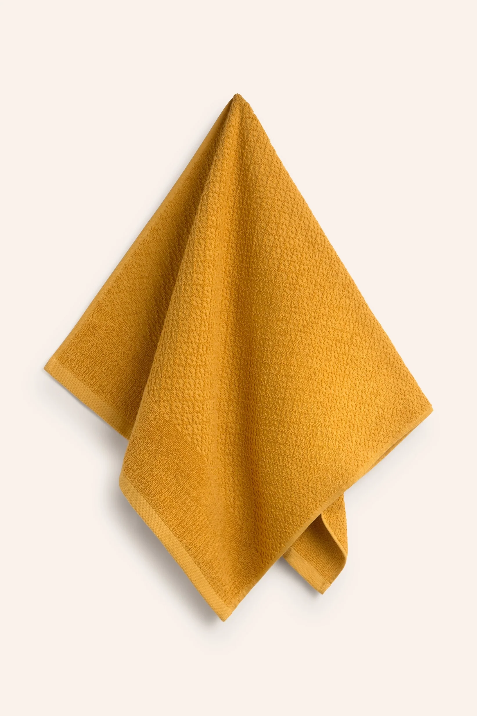 Toalla de baño de algodón de gramaje 500 g/m² mostaza Venus - Image 6